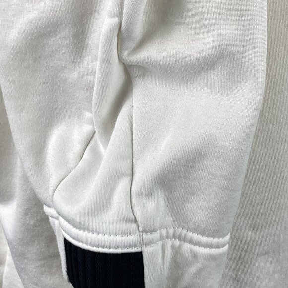 Adidas Cold.rdy Men's White/Gray Raglan Training Logo Pullover Hoodie Size 2XL - Picture 9 of 16